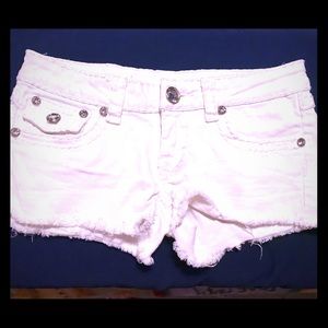 L.A. Idol USA White Shorts